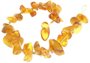 Bracelet made of amber stones